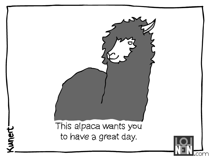 Comic: 'Alpaca'