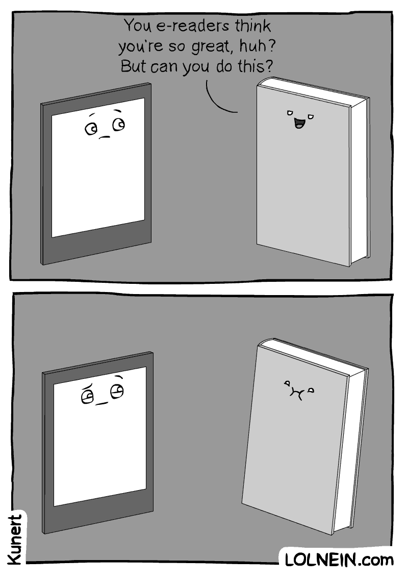 book vs e-reader