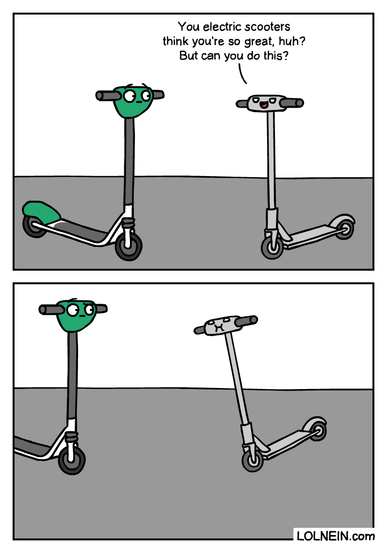 Electric Scooter vs Regular Scooter