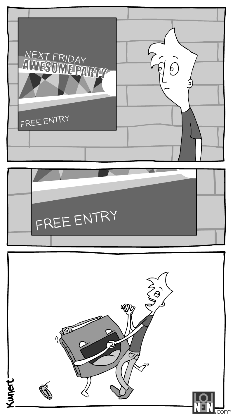 Comic: 'Free Entry'