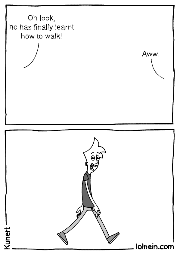 Comic: 'How to Walk'